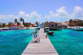 San Pedro Ambergris Caye pier looking towards shore – Best Places In The World To Retire – International Living